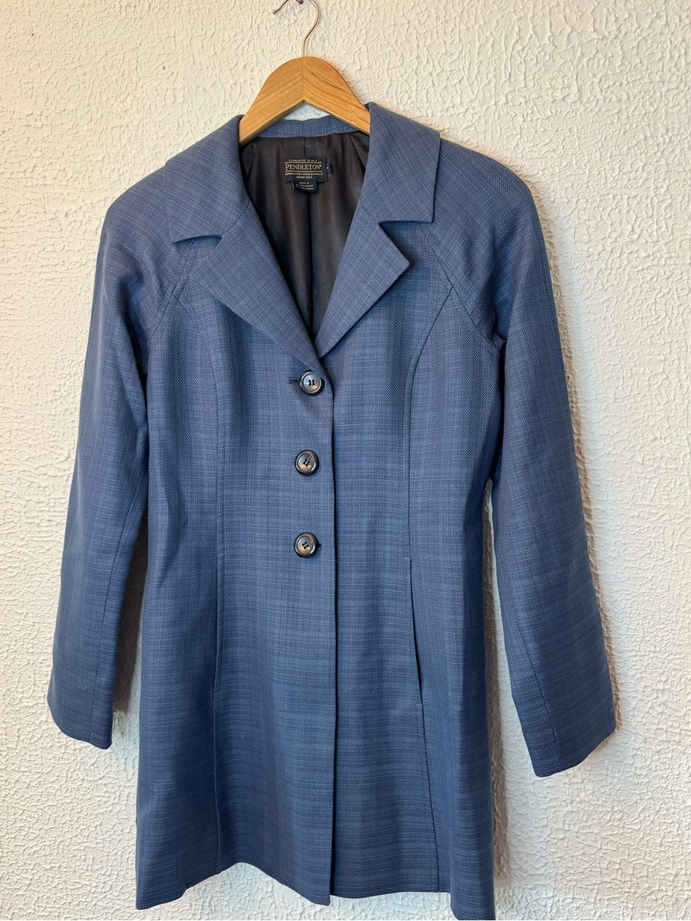 Pendleton Blue Tailored Women's Blazer Jacket